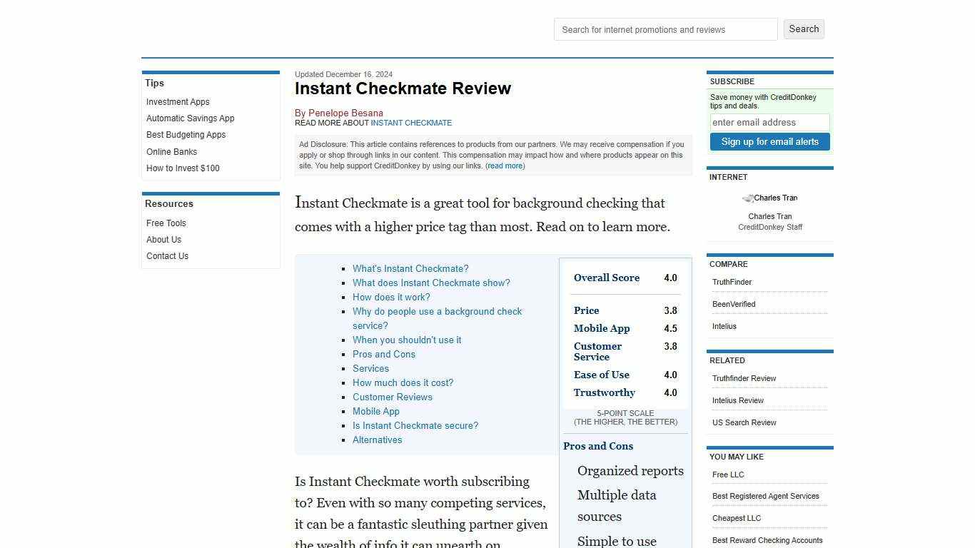 Instant Checkmate Review 2026: Is It A Legit Site?
